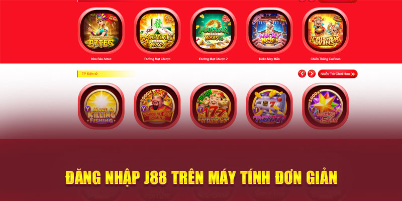 Hướng dẫn vào J88 bằng máy tính