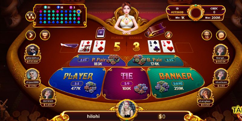 Lưu ý khi đặt cược trò chơi Baccarat